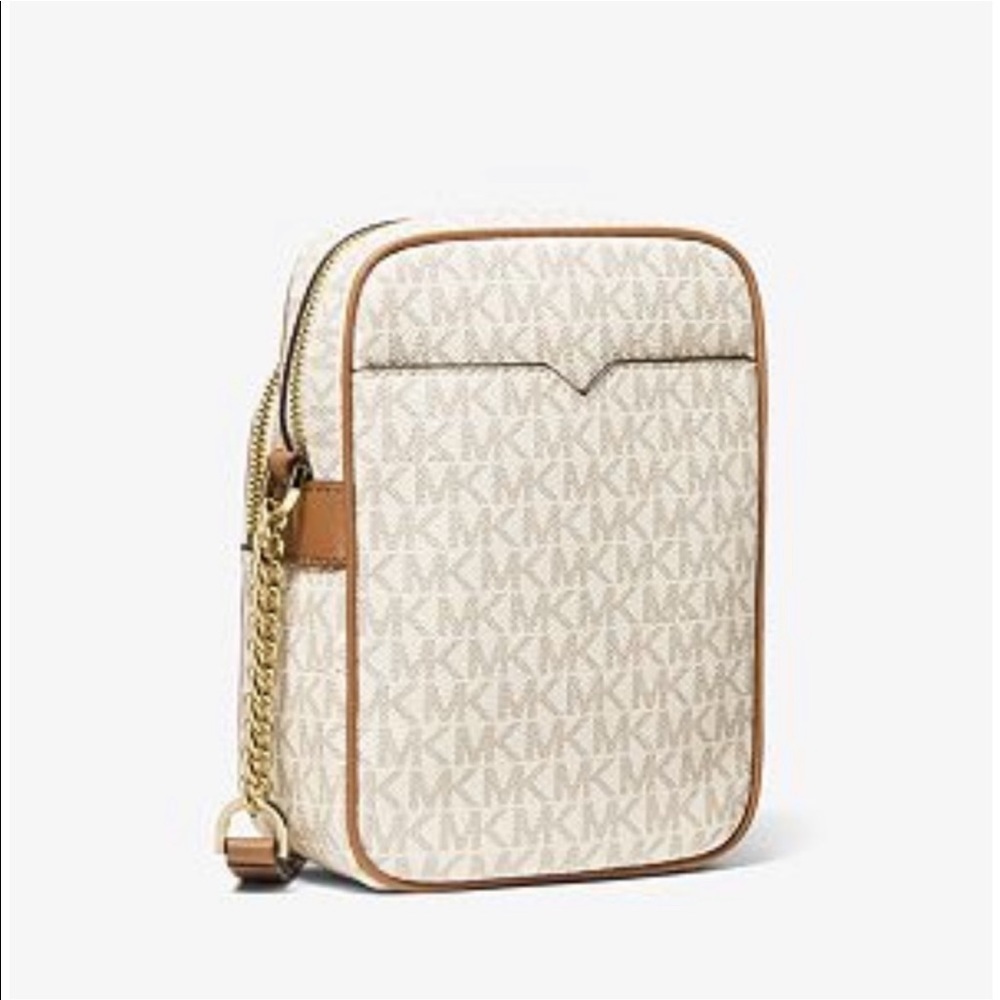 Michael Kors Flight Crossbody Vanilla - Picture 2 of 8
